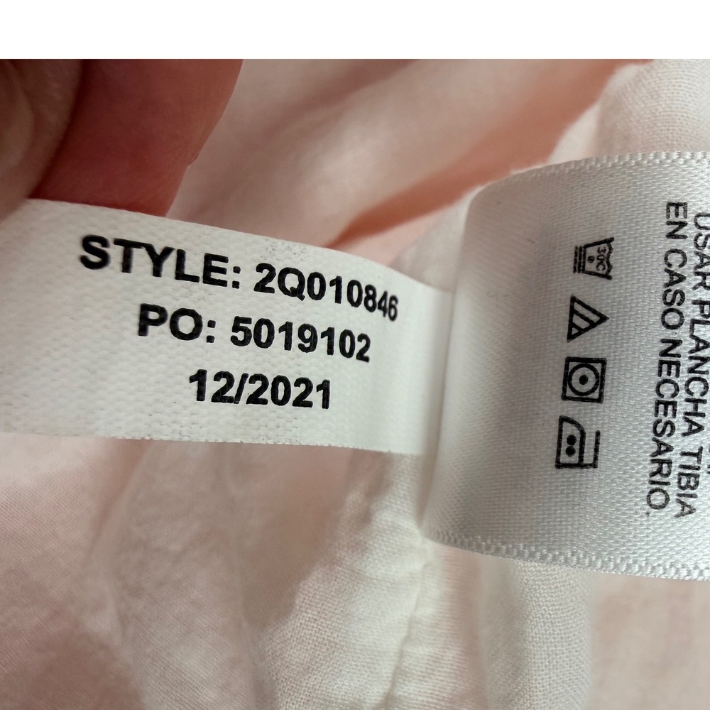 Vineyard Vines Seersucker Dress Womens 6 Pink Excellent Scalloped Hem 2Q010846 - Picture 7 of 9